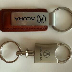 Silver and Brown Key Holder Set